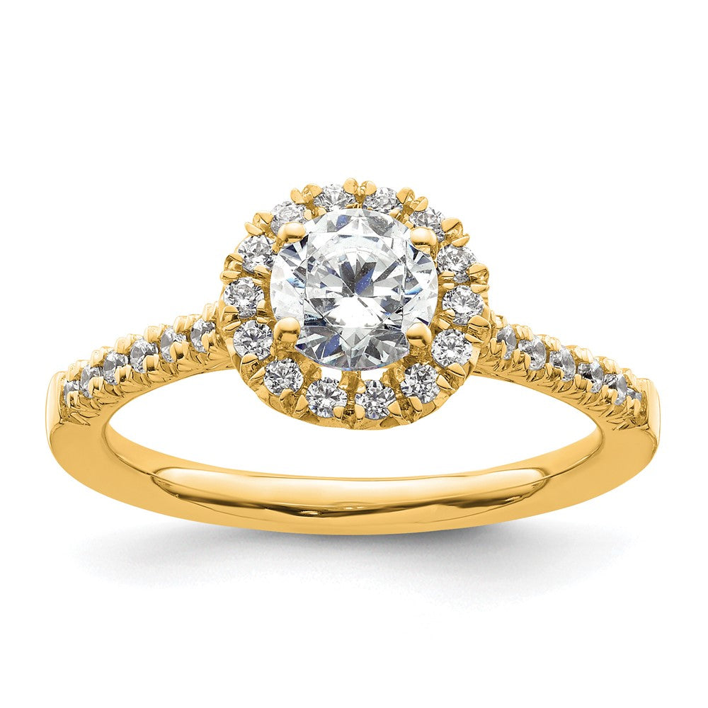 Halo Diamond Semi-mount & Complete Engagement Rings