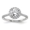 Halo Diamond Semi-mount & Complete Engagement Rings