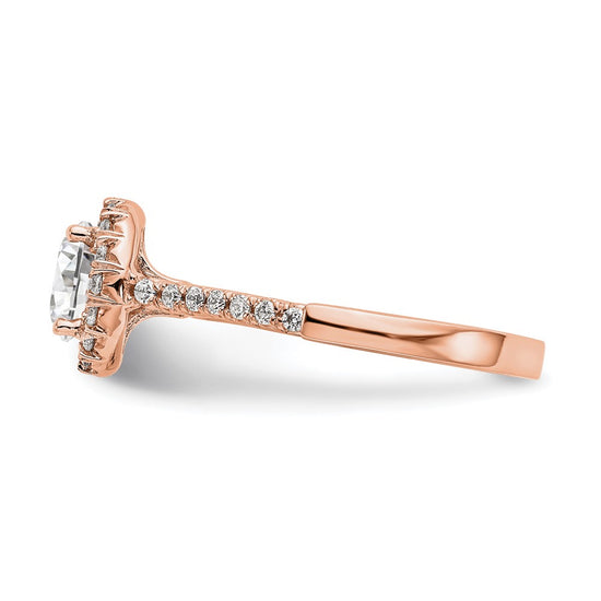 Halo Diamond Semi-mount & Complete Engagement Rings