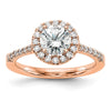 Halo Diamond Semi-mount & Complete Engagement Rings