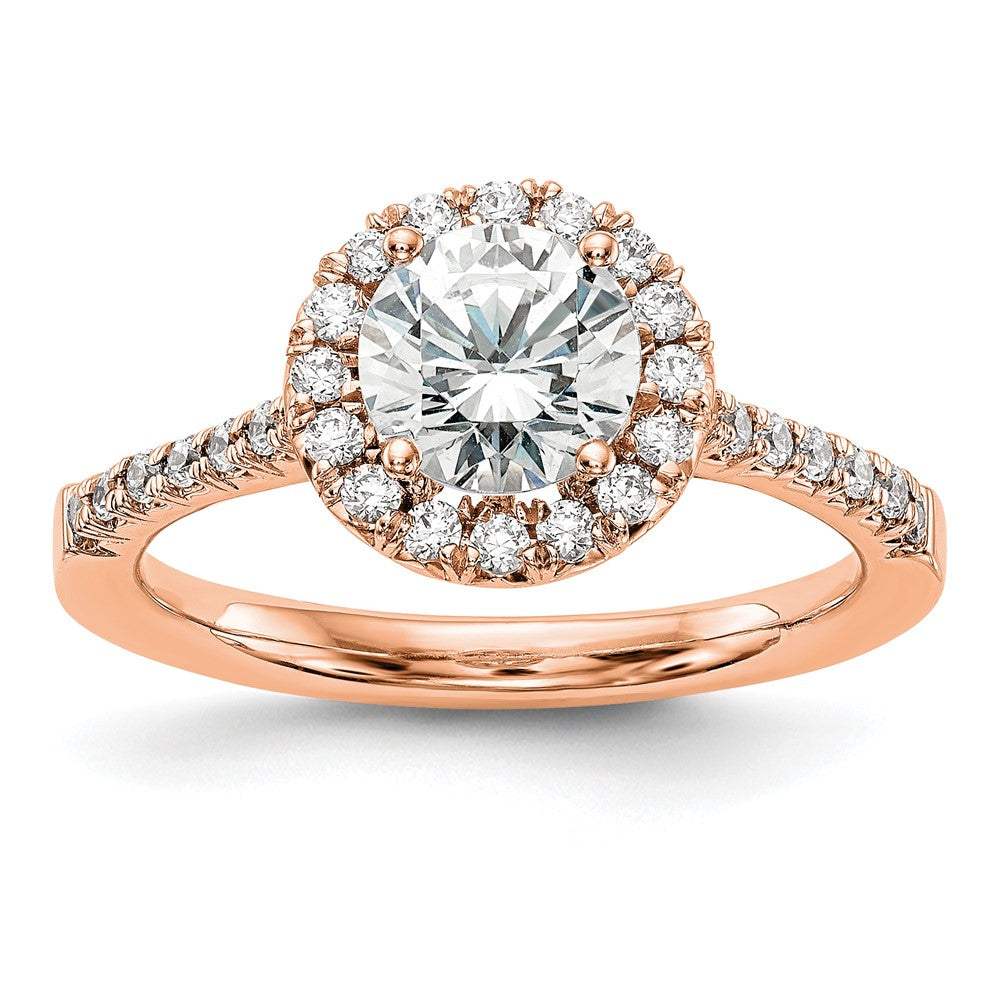 Halo Diamond Semi-mount & Complete Engagement Rings
