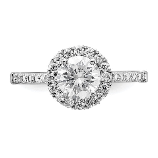 Halo Diamond Semi-mount & Complete Engagement Rings