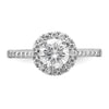 Halo Diamond Semi-mount & Complete Engagement Rings