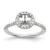 Halo Diamond Semi-mount & Complete Engagement Rings