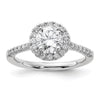 Halo Diamond Semi-mount & Complete Engagement Rings