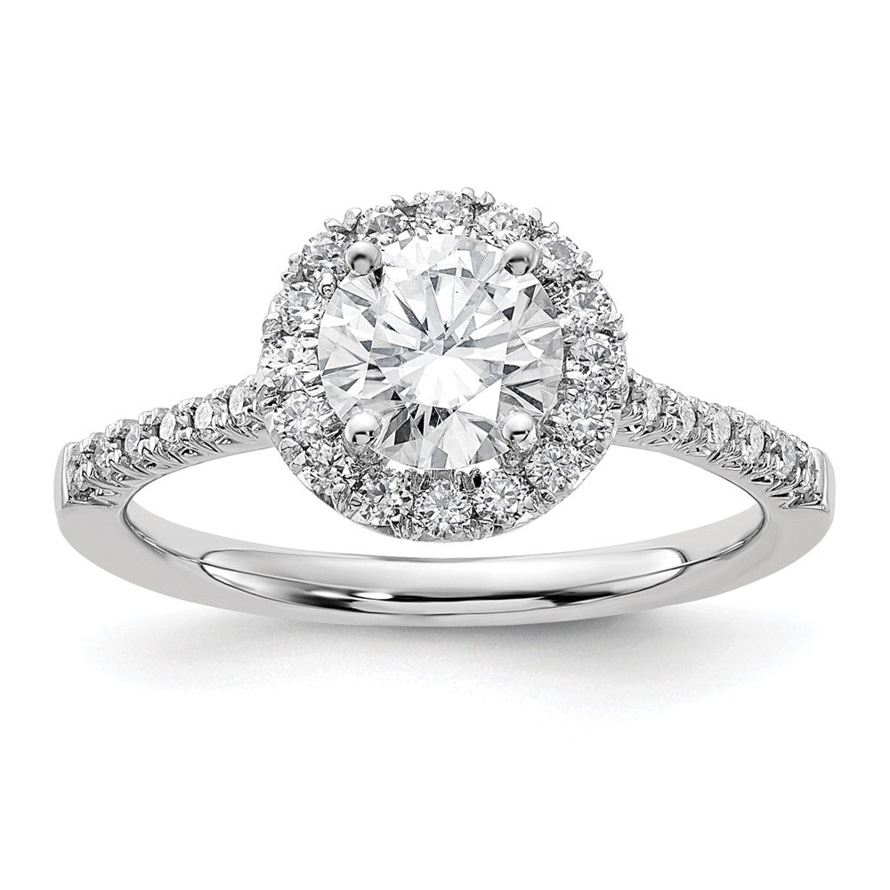 Halo Diamond Semi-mount & Complete Engagement Rings