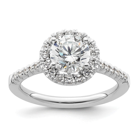 Halo Diamond Semi-mount & Complete Engagement Rings