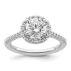 Halo Diamond Semi-mount & Complete Engagement Rings
