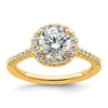 Halo Diamond Semi-mount & Complete Engagement Rings