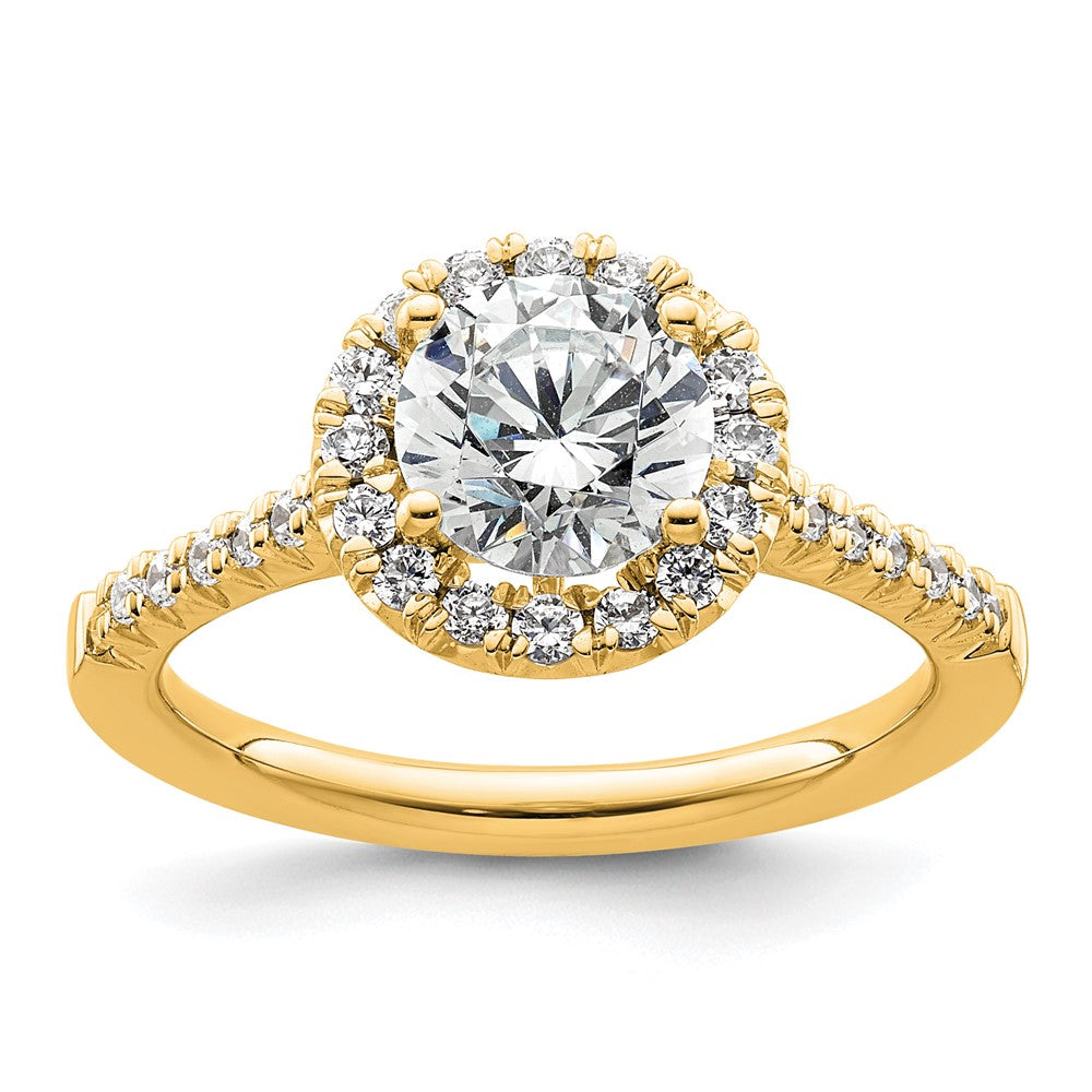 Halo Diamond Semi-mount & Complete Engagement Rings