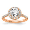 Halo Diamond Semi-mount & Complete Engagement Rings