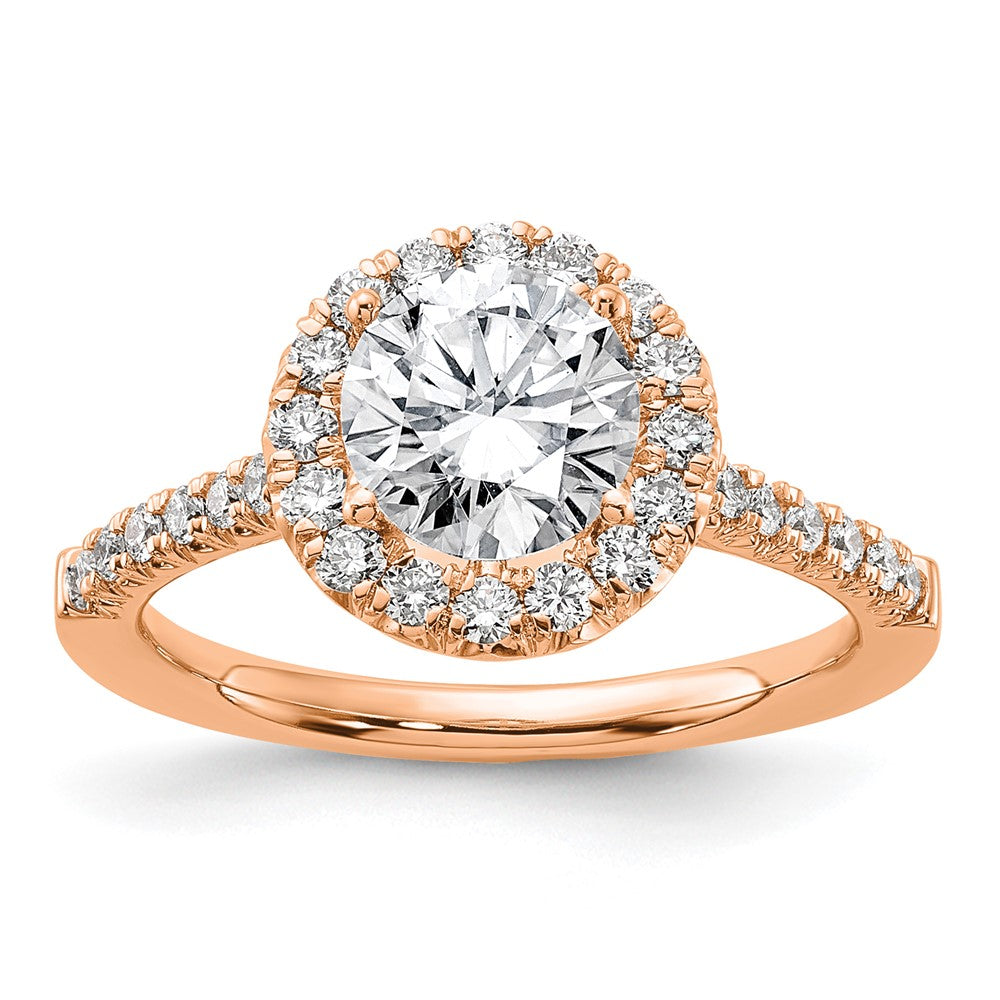 Halo Diamond Semi-mount & Complete Engagement Rings