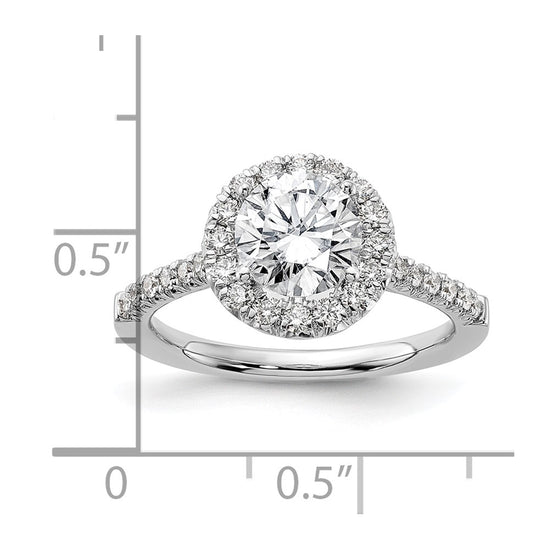 Halo Diamond Semi-mount & Complete Engagement Rings