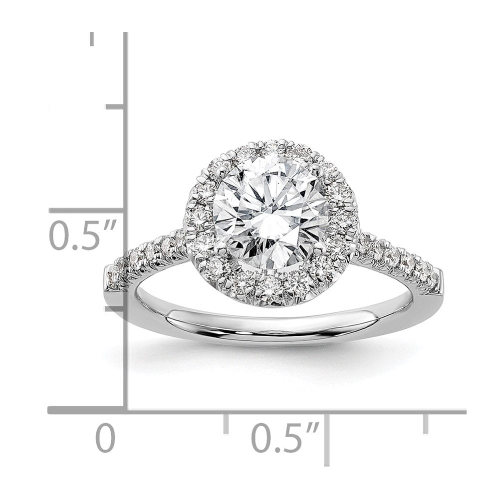 Halo Diamond Semi-mount & Complete Engagement Rings