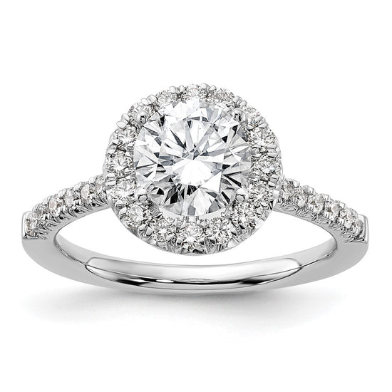 Halo Diamond Semi-mount & Complete Engagement Rings