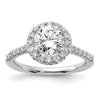 Halo Diamond Semi-mount & Complete Engagement Rings