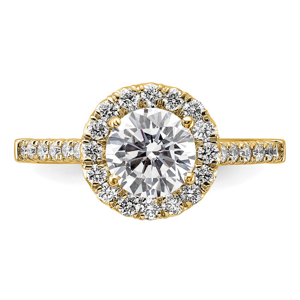 Halo Diamond Semi-mount & Complete Engagement Rings