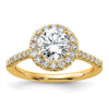 Halo Diamond Semi-mount & Complete Engagement Rings