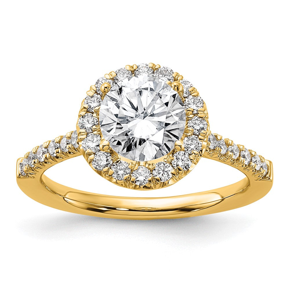 Halo Diamond Semi-mount & Complete Engagement Rings