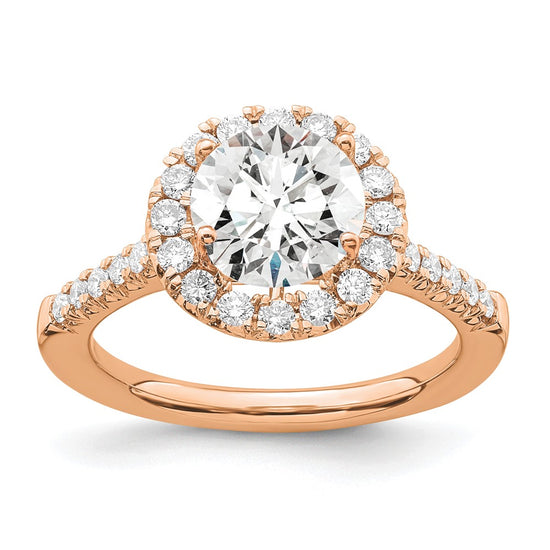 Halo Diamond Semi-mount & Complete Engagement Rings