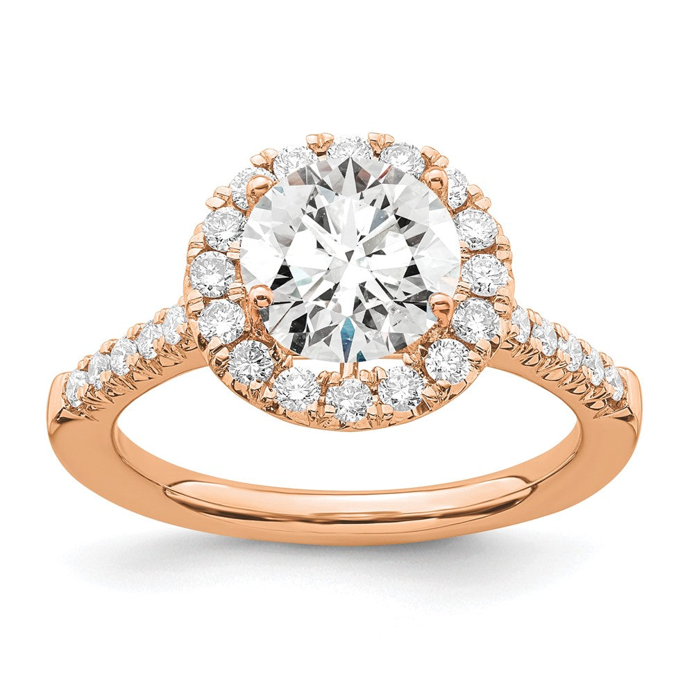 Halo Diamond Semi-mount & Complete Engagement Rings
