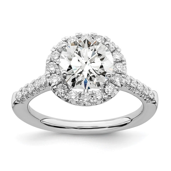 Halo Diamond Semi-mount & Complete Engagement Rings