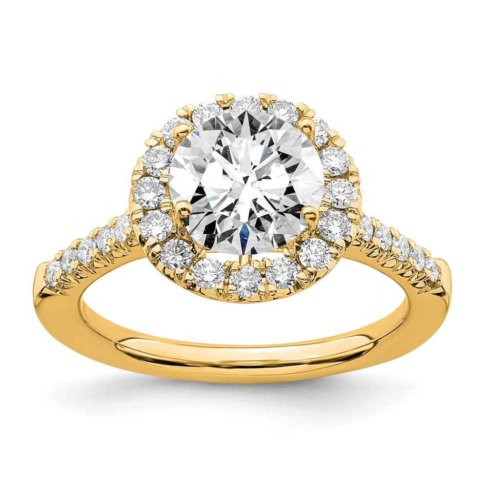 Halo Diamond Semi-mount & Complete Engagement Rings