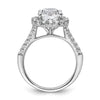 Halo Diamond Semi-mount & Complete Engagement Rings