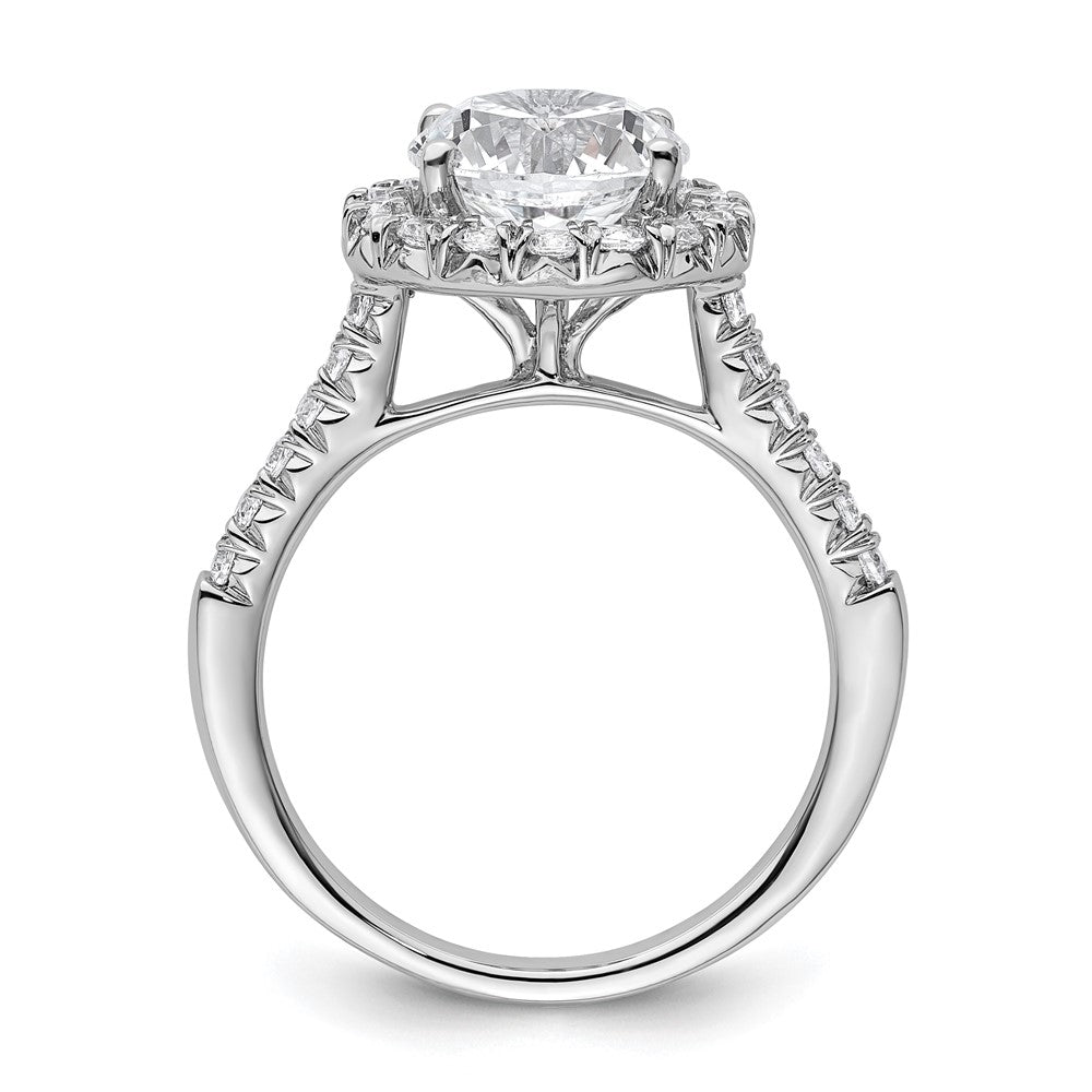 Halo Diamond Semi-mount & Complete Engagement Rings