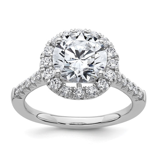 Halo Diamond Semi-mount & Complete Engagement Rings