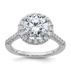 Halo Diamond Semi-mount & Complete Engagement Rings