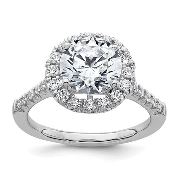 Halo Diamond Semi-mount & Complete Engagement Rings