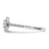 Asscher Halo Diamond Semi-mount Engagement Rings