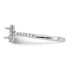 Princess Halo Diamond Semi-mount Engagement Rings