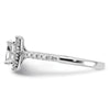 Princess Halo Diamond Semi-mount Engagement Rings