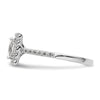 Princess Halo Diamond Semi-mount Engagement Rings