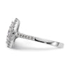Marquise Halo Diamond Semi-mount Engagement Rings
