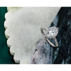 Marquise Halo Diamond Semi-mount Engagement Rings