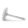 Marquise Halo Diamond Semi-mount Engagement Rings