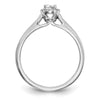 Diamond Halo Semi-Mount Engagement Rings