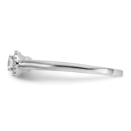 Diamond Halo Semi-Mount Engagement Rings
