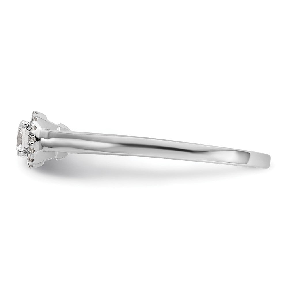 Diamond Halo Semi-Mount Engagement Rings
