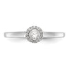 Diamond Halo Semi-Mount Engagement Rings