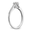 Diamond Halo Semi-Mount Engagement Rings