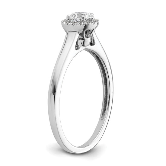 Diamond Halo Semi-Mount Engagement Rings