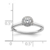 Diamond Halo Semi-Mount Engagement Rings