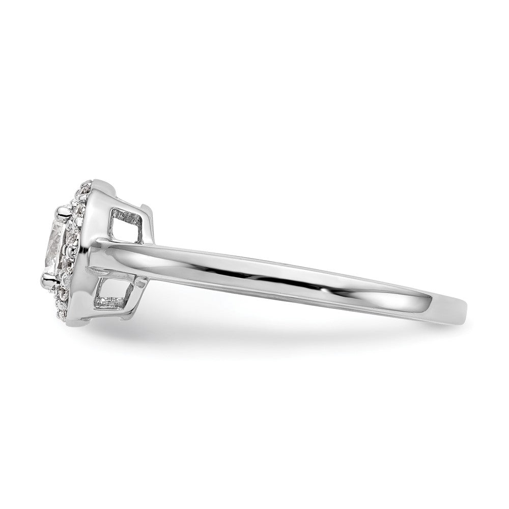 Diamond Halo Semi-Mount Engagement Rings