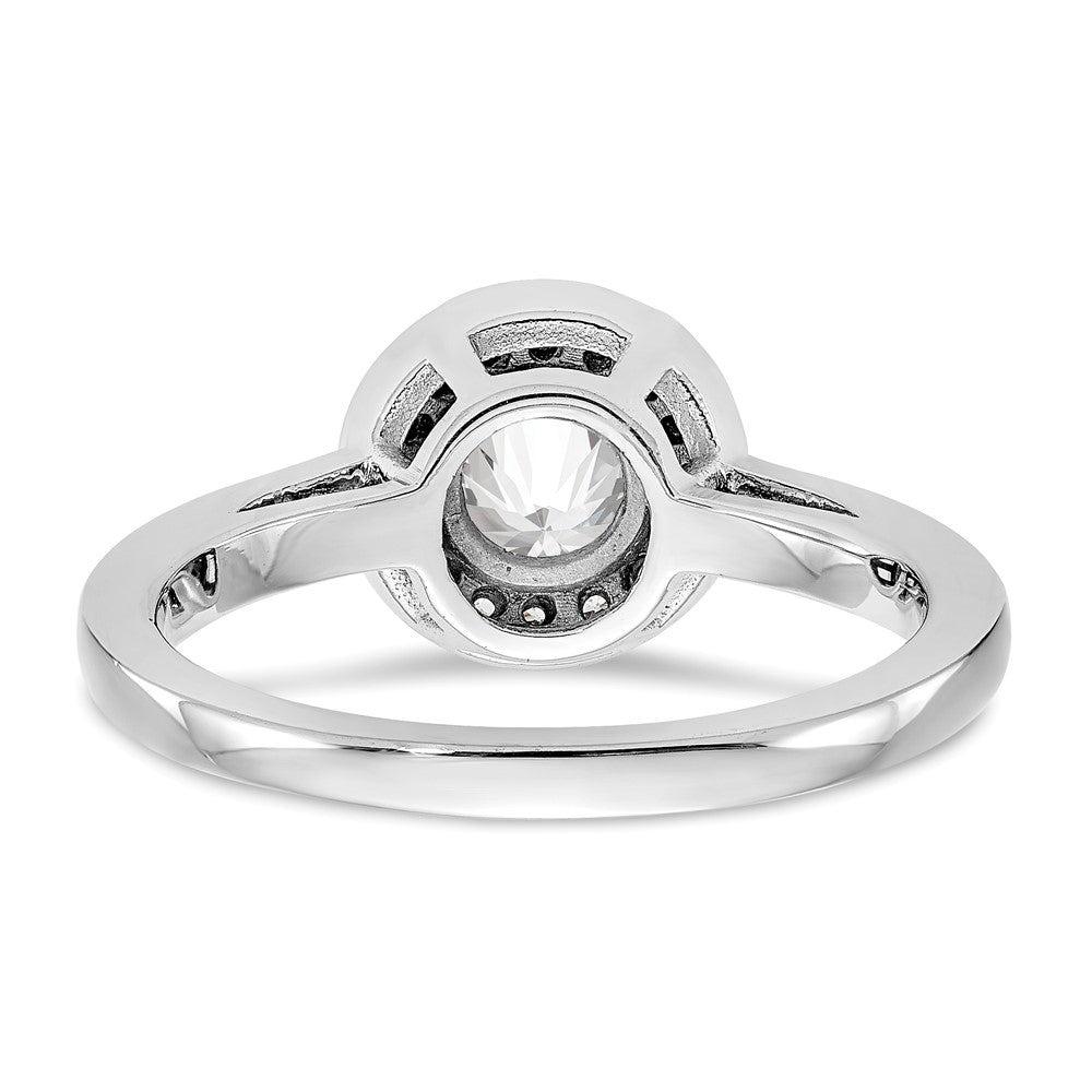 Diamond Halo Semi-Mount Engagement Rings