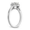 Diamond Halo Semi-Mount Engagement Rings