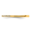 14k Yellow Gold Diamond Wedding Band